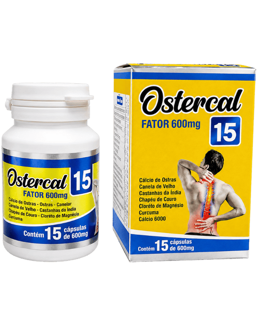 Ostercal Fator 600mg – 15 Cápsulas