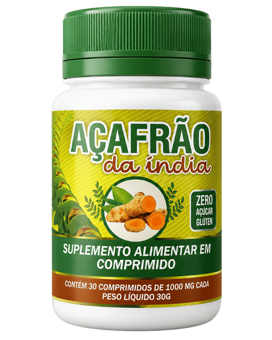 Açafrão da Índia – 30 Comprimidos de 1000mg